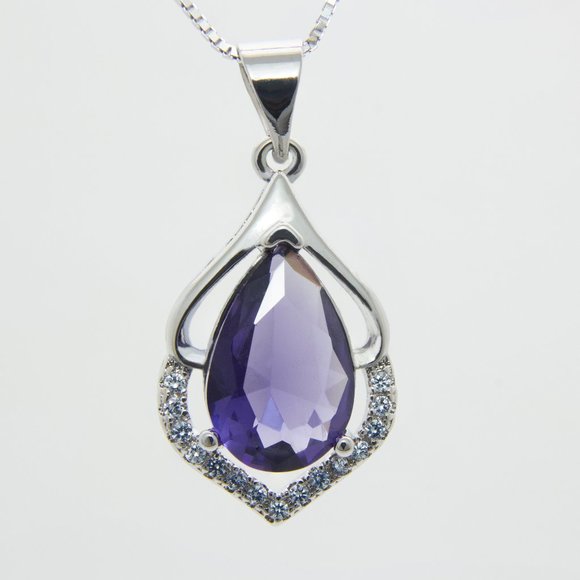 Jewelry - Sterling Silver Amethyst Necklace